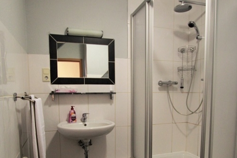Badezimmer mit Dusche
